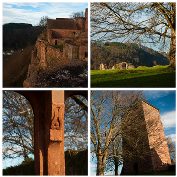 composition ch&acirc;teau de Lutzelbourg