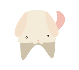 Puppy cute cartoon dog