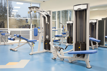 Interior of a modern gym