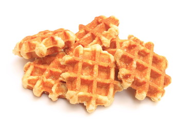 Sechs belgische Waffeln