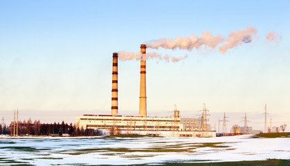 Obraz premium power station