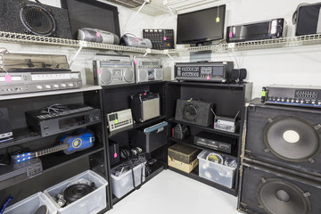 Interior Music and Electronics Store