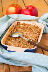 Apple crumble