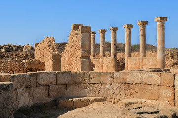 Fototapeta na wymiar Ancient Greek columns