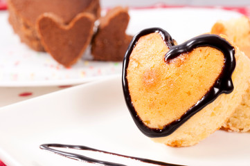 Heart cake