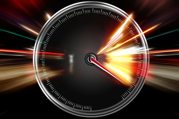 excessive speed on the speedometer