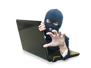 Computer crime concept
