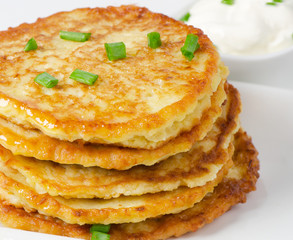 Potato Pancake with Sour Cream