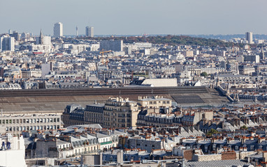 Obraz premium Aerial view of Paris