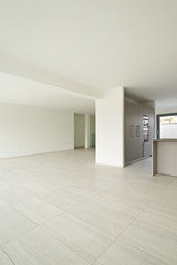 modern architecture, new empty apartment