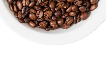 border from part of bowl with coffee