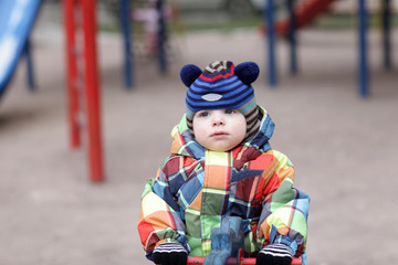 Toddler at playground