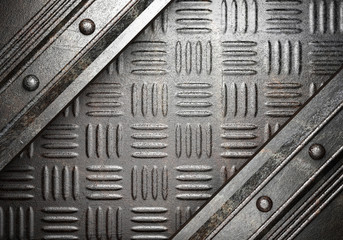 metal on wall
