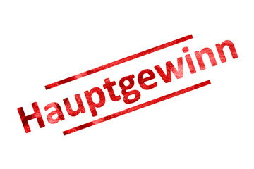 Hauptgewinn...