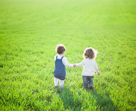 Child in field