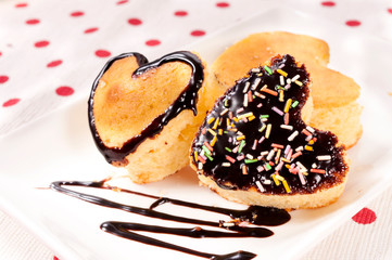 Sweet heart cake