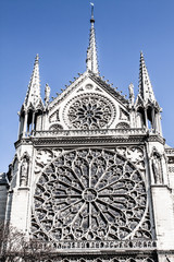 Fototapeta na wymiar Katedra Notre Dame de Paris, Francja, Europa