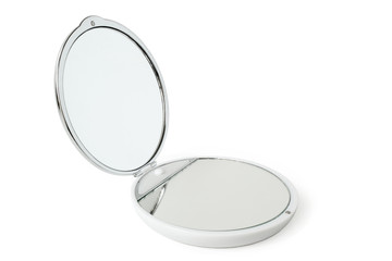 Round cosmetic mirror
