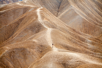 Walk in Zabriskie Point, Death Valley