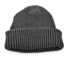 Wool hat isolated on white background