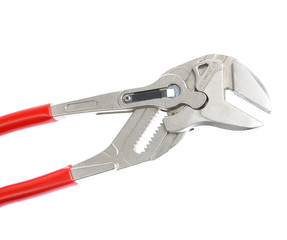 pliers close-up isolated on white