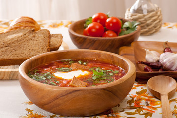 Traditional  borsch