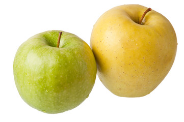 apple on a white background