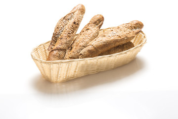 Salzstengel im Brotkorb