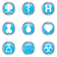 Medical button set
