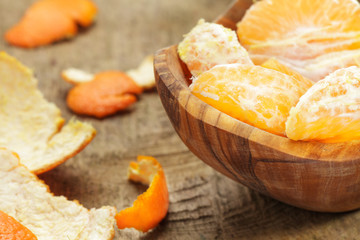 Geschälte Clementine