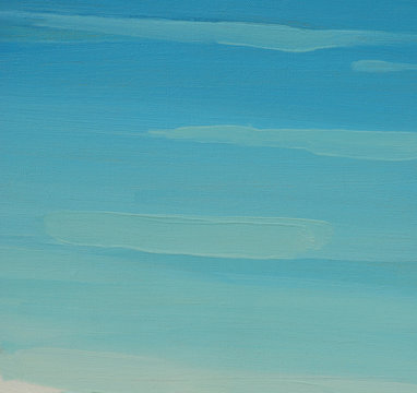 painting by oil on a canvas,sky, illustration,  background