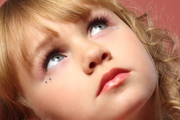 Portrait of a beautiful baby girl