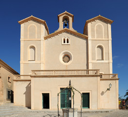 Fototapeta premium L'église du sanctuaire Sant Salvador à Artà à Majorque