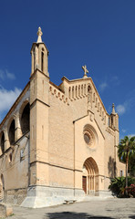 L'église de la Transfiguration du Seigneur à Artà à Majorque