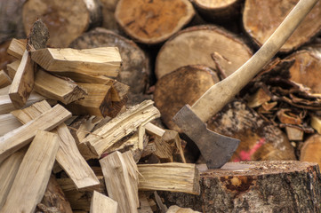 Holz hacken  001