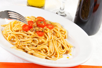 spaghetti con le vongole