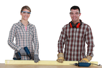 A motivated and enthusiastic group of tradespeople