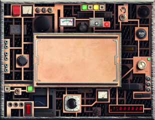 Vinatge control panel