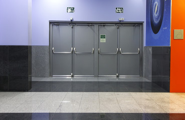 modern curation emergency exit doors
