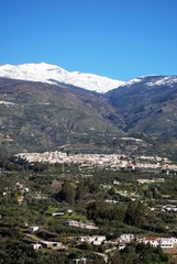 Fototapeta na wymiar Village in mountains, Orgiva, Andalusia © Arena Photo UK
