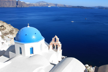 Fototapeta premium Grèce - Santorin (Eglise à Oia) 