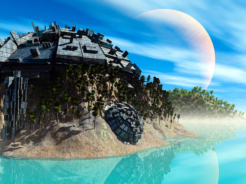 Space landscape