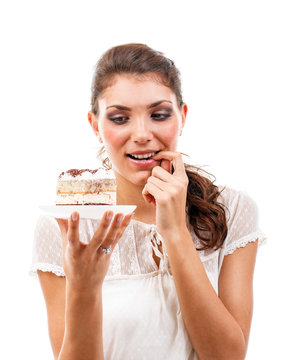 Woman With A Cake