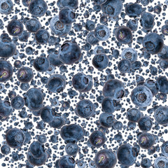 Blueberry background (on white)