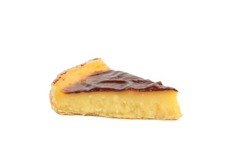 Slice of custard tart