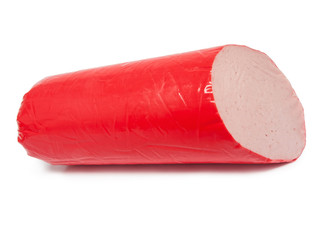 Angeschnittene Fleischwurst