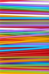 Colorful background of many cocktail tubules various color's 