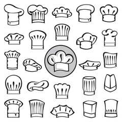set of chef hats