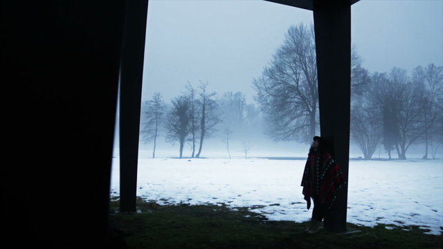 Park in winter