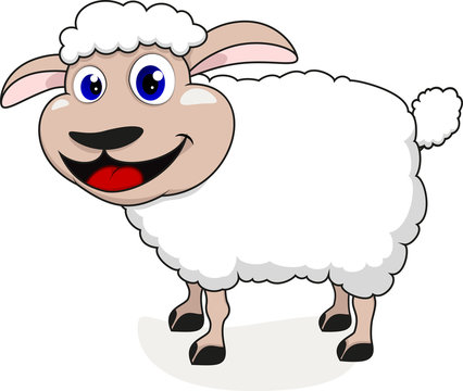 Illustration Of Sheep Cartoon